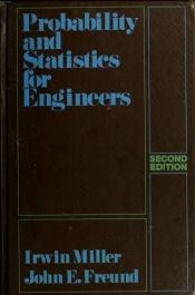 book cover of Probability and Statistics for Engineers by Irwin Miller