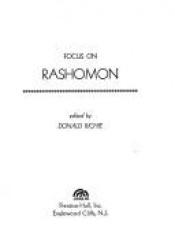 book cover of Rashomon [videorecording] by Akira Kurosawa