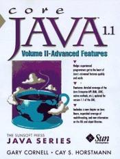 book cover of Core Java 1.1: Advanced Features v. 2 (SunSoft Press Java S.) by Cay S. Horstmann