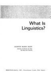 book cover of What Is Linguistics? (Foundations of Modern Linguistics) by Suzette Haden Elgin