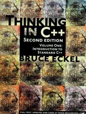 book cover of Thinking in C Vol 1 : Introduction to Standard C by Bruce Eckel