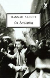 book cover of On Revolution by Hannah Arendtová