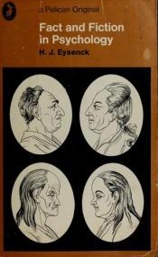 book cover of Fact and Fiction in Psychology by H.J. Eysenck