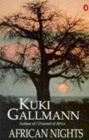 book cover of African nights by Kuki Gallmann