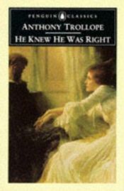 book cover of He Knew He Was Right by Anthony Trollope