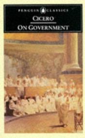 book cover of On Government by Cicero