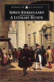 book cover of Una recensione letteraria by سورين كيركغور