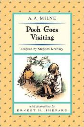 book cover of Pooh goes visiting by A.A. Milne