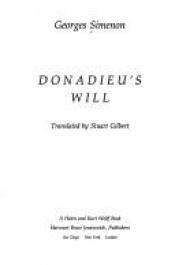 book cover of Donadieu's will by Georges Simenon
