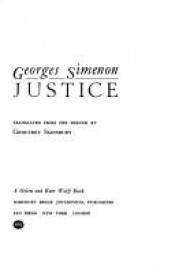 book cover of Justice by Georges Simenon