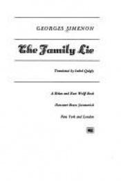 book cover of The family lie by ژرژ سیمنون