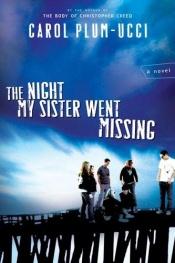 book cover of The Night My Sister Went Missing by Carol Plum-Ucci