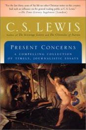 book cover of Present concerns by C. S. 루이스