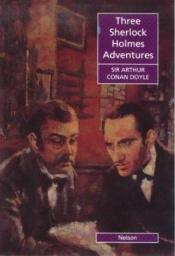 book cover of Three Sherlock Holmes Adventures by آرثر كونان دويل