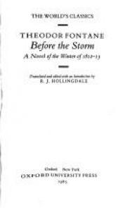 book cover of Before the Storm by თეოდორ ფონტანე
