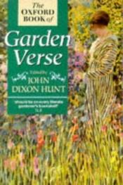 book cover of The Oxford Book of Garden Verse by John Dixon Hunt