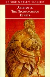 book cover of Nicomachean Ethics by Aristotle