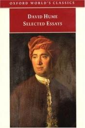 book cover of Selected essays by デイヴィッド・ヒューム