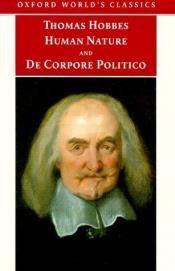 book cover of The elements of law, natural and politic by Thomas Hobbes
