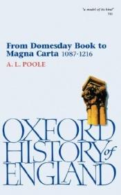 book cover of From Domesday book to Magna Carta, 1087-1216 by Austin Lane Poole