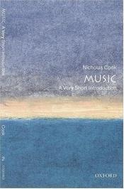 book cover of Music : a very short introduction by Nicholas Cook