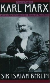 book cover of Karl Marx: His Life and Environment by Исайя Берлин