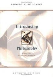book cover of Introducing philosophy by Robert C. Solomon