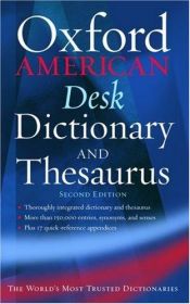 book cover of The Oxford Desk Dictionary and Thesaurus by Oxford University Press