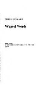 book cover of Weasel Words by Philip Howard