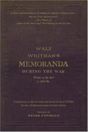 book cover of Memoranda during the war by Волт Вітмен