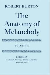 book cover of The Anatomy of Melancholy Volume 2 by Robert Burton