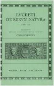 book cover of De Rerum Natura (Oxford Classical Texts Series) by Lukrecjusz