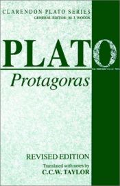 book cover of Protagoras by Platono