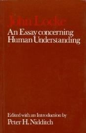 book cover of An Essay Concerning Human Understanding by John Locke