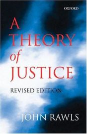 book cover of A Theory of Justice by John Rawls