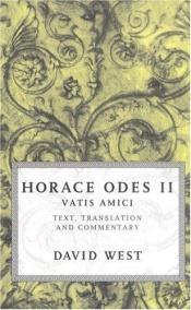 book cover of Horace Odes II: Vatis Amici by Quintus Horatius Flaccus