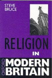 book cover of Religion in modern Britain by Steve Bruce