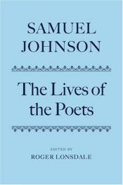 book cover of The Lives of the Poets: Boxed Set (Oxford English Texts) (v. 1-4) by Samuel Johnson