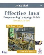 book cover of Effective Java by 约书亚·布洛克