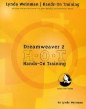 book cover of Dreamweaver 2.0 Hands-On Training by Lynda Weinman