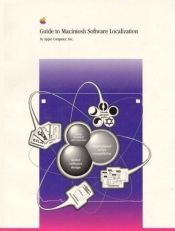 book cover of Guide to Macintosh Software Localization (The Apple Technical Library) by Inc. Apple Computers