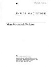 book cover of Inside Macintosh More Macintosh toolbox by Inc. Apple Computers