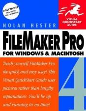 book cover of FileMaker Pro 4 for Windows and Macintosh by Nolan Hester