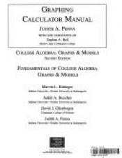 book cover of Graphing Calculator Manual by Marvin Bittinger