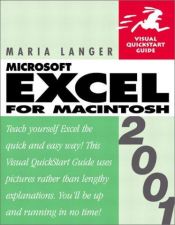 book cover of Excel 2001 for Macintosh (Visual QuickStart Guide) by Maria Langer