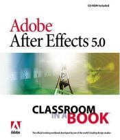 book cover of Adobe(R) After Effects(R) 5.0: Classroom in a Book by Adobe Creative Team