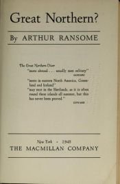book cover of Great Northern?: A Scottish Adventure (Swallows and Amazons 12) by Arthur Ransome
