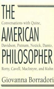 book cover of The American philosopher by Giovanna Borradori
