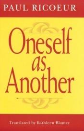 book cover of Oneself as another by Paul Ricoeur