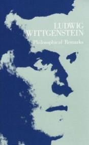 book cover of Philosophische Bemerkungen by 루트비히 비트겐슈타인